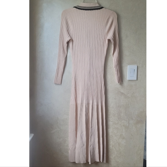 SANDRO ALEXANDRINE RIBBED KNIT DRESS - Picture 10 of 13